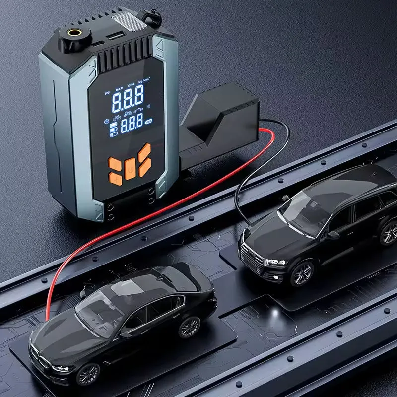 Air compressor LED light and modes